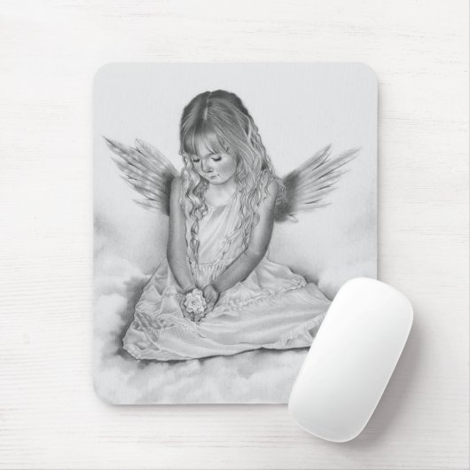 Herinnering Kleine Engel Mousepad Muismat (Met muis)