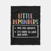 Herinnering mentale gezondheidsadviseur 1 fleece deken (Voorkant)