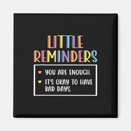 Herinnering mentale gezondheidsadviseur 1 magneet (Voorkant)