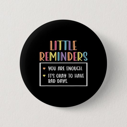 Herinnering mentale gezondheidsadviseur 1 ronde button 5,7 cm (Voorkant)
