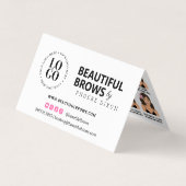 Herinnering microblading Brow Aftercare Appointmen Visitekaartje (Voorkant)