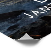 Herinnering Oceaan Zonsondergang Foto Ter Lieve He Poster (Hoek)