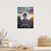 Herinnering Oceaan Zonsondergang Foto Ter Lieve He Poster (Keuken)