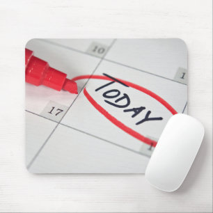 Herinnering op agenda muismat