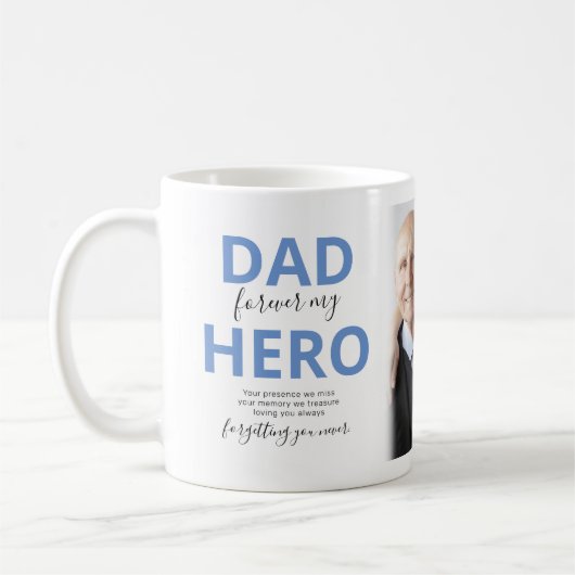 Herinnering pap Memorial Koffiemok (Links)