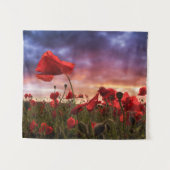 Herinnering | Papavers Wandkleed (Voorkant (horizontaal))