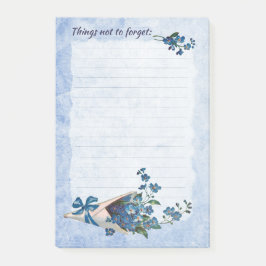 Herinnering Post-het Nota's met vergeet-me-niet Bl Post-it® Notes