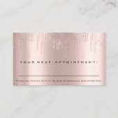 Herinnering professionele benoeming Beauty Salon Visitekaartje (Voorkant)