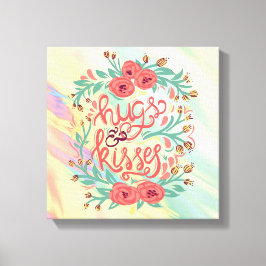 Herinnering rode prijsopgave canvas afdruk