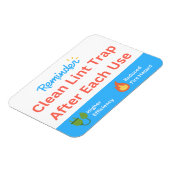 Herinnering: Schone pluizenval 3"x 4"Flexibele mag Magneet (Linkerzijde)