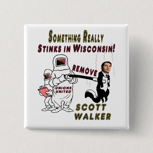 HERINNERING SCOTT WALKER VIERKANTE BUTTON 5,1 CM (Voorkant)