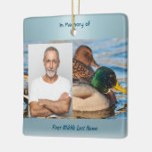 Herinnering Souvenir Eend Vogels Keramisch Ornament (Links)