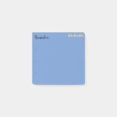 Herinnering Sticky Note met regenbogen (Voorkant)