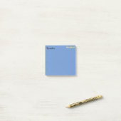 Herinnering Sticky Note met regenbogen (Op bureau)