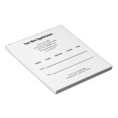 Herinnering Tandarts Afspraak Notitieblok (Schuin)