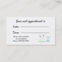 Herinnering tandheelkundige benoeming