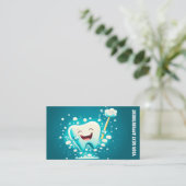 Herinnering tandheelkundige kantoorbenoeming afsprakenkaartje (Staand voorkant)