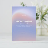 Herinnering tegen stress Flat Bedankt kaart (Staand voorkant)