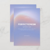 Herinnering tegen stress Flat Bedankt kaart (Voorkant / Achterkant)