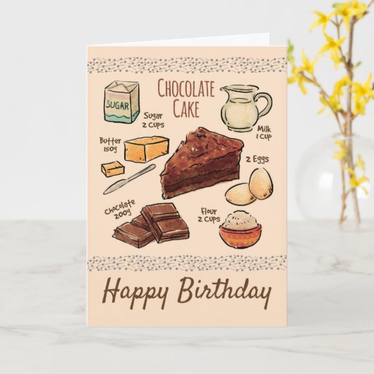 Herinnering van de colaatzak kaart (Gele Bloem)