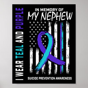 Herinnering van mijn neefje: preventie van zelfmoo poster