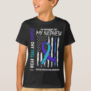 Herinnering van mijn neefje: preventie van zelfmoo t-shirt