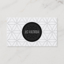 Herinnering voor afspraak Heilige Geometrie Afsprakenkaartje