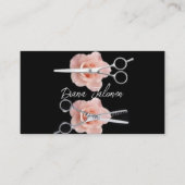 Herinnering voor afspraak met kapper Black Marble Visitekaartje (Voorkant)