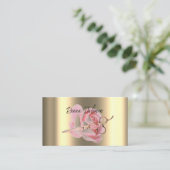 Herinnering voor afspraak met kapper Black Marble Visitekaartje (Staand voorkant)