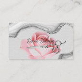 Herinnering voor afspraak met kapper Black Marble Visitekaartje (Voorkant)