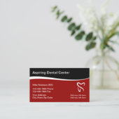 Herinnering voor afspraak met tandarts Bulk Visite Afsprakenkaartje (Staand voorkant)