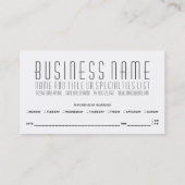 herinnering voor benoeming aspen bomen afsprakenkaartje (Achterkant)