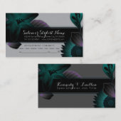 Herinnering voor benoeming bloemen afsprakenkaartje (Voorkant / Achterkant)