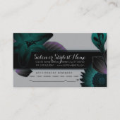 Herinnering voor benoeming bloemen afsprakenkaartje (Voorkant)