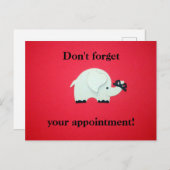 Herinnering voor benoeming briefkaart (Voorkant / Achterkant)