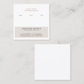 Herinnering voor benoeming Elegant Modern Design T Afsprakenkaartje (Voorkant / Achterkant)