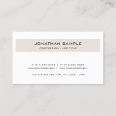 Herinnering voor benoeming: ellegant design Trendy Afsprakenkaartje (Achterkant)