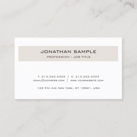 Herinnering voor benoeming: ellegant design Trendy Afsprakenkaartje (Achterkant)