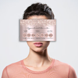 Herinnering voor benoeming Kaarten Makeup Lash Bro Visitekaartje