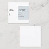 Herinnering voor benoeming Modern Classy Simple De Afsprakenkaartje (Voorkant / Achterkant)