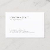 Herinnering voor benoeming Moderne Minimale Sjablo Afsprakenkaartje (Achterkant)