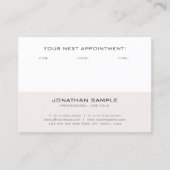 Herinnering voor benoeming Moderne Sjabloon van el Afsprakenkaartje (Voorkant)