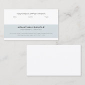 Herinnering voor benoeming Moderne, stijlvolle een Afsprakenkaartje (Voorkant / Achterkant)