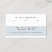 Herinnering voor benoeming Moderne, stijlvolle een Afsprakenkaartje (Voorkant)
