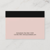 Herinnering voor benoeming Moderne Vette rand Blus Afsprakenkaartje (Achterkant)