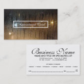 herinnering voor benoeming raglanzend venster afsprakenkaartje (Voorkant / Achterkant)