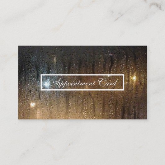 herinnering voor benoeming raglanzend venster afsprakenkaartje (Voorkant)