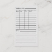 Herinnering voor benoeming | Rijschool Visitekaartje (Achterkant)