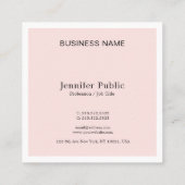 Herinnering voor benoeming Trendy Elegant Design P Afsprakenkaartje (Achterkant)