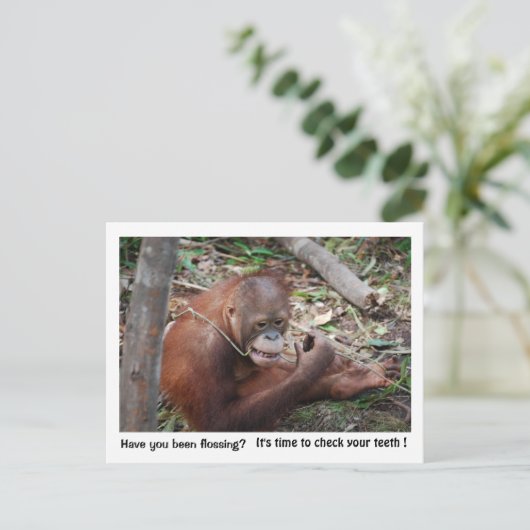 Herinnering voor benoeming van Dentist Briefkaart (Staand voorkant)